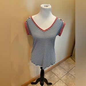 Wishful Park Women’s Short Sleeve Top with Cut out Back